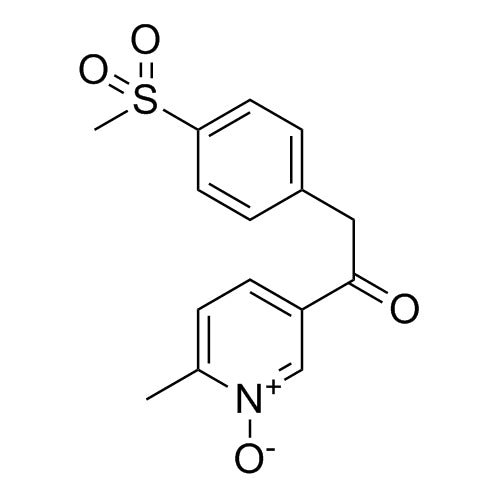 2-methyl-5-(2-(4-(methylsulfonyl)phenyl)acetyl)pyridine 1-oxide