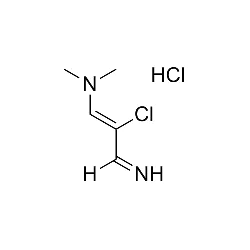 2-chloro-3-imino-N,N-dimethylprop-1-en-1-amine hydrochloride