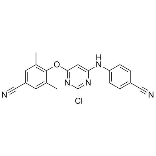 4-((2-chloro-6-((4-cyanophenyl)amino)pyrimidin-4-yl)oxy)-3,5-dimethylbenzonitrile