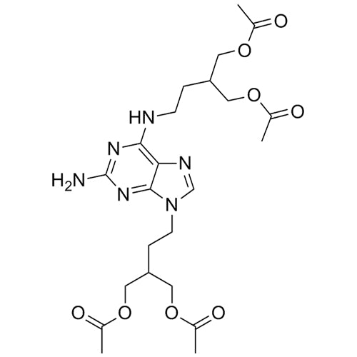 2-(2-((9-(4-acetoxy-3-(acetoxymethyl)butyl)-2-amino-9H-purin-6-yl)amino)ethyl)propane-1,3-diyl diacetate