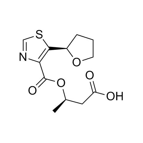 (R)-3-((5-((R)-tetrahydrofuran-2-yl)thiazole-4-carbonyl)oxy)butanoic acid