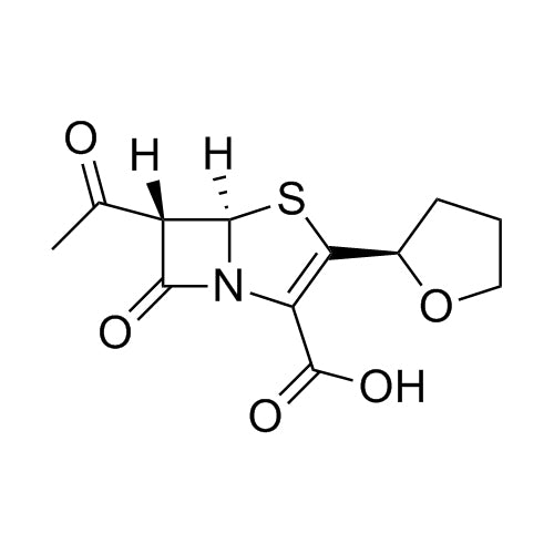 (5R,6S)-6-acetyl-7-oxo-3-((R)-tetrahydrofuran-2-yl)-4-thia-1-azabicyclo[3.2.0]hept-2-ene-2-carboxylic acid