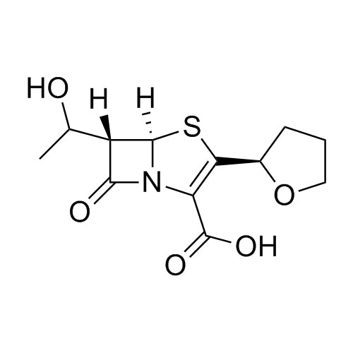 (5R,6S)-6-(1-hydroxyethyl)-7-oxo-3-((R)-tetrahydrofuran-2-yl)-4-thia-1-azabicyclo[3.2.0]hept-2-ene-2-carboxylic acid