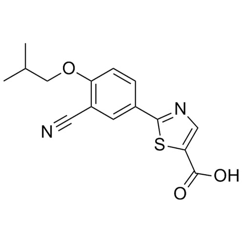 2-(3-cyano-4-isobutoxyphenyl)thiazole-5-carboxylic acid