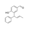 4-hydroxy-3-(1-phenylbut-2-en-1-yl)benzaldehyde