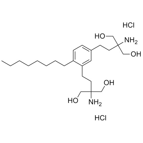 2,2'-((4-octyl-1,3-phenylene)bis(ethane-2,1-diyl))bis(2-aminopropane-1,3-diol) dihydrochloride