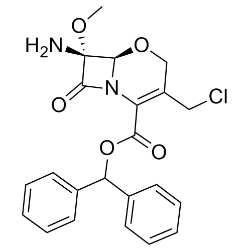(6R,7R)-benzhydryl 7-amino-3-(chloromethyl)-7-methoxy-8-oxo-5-oxa-1-azabicyclo[4.2.0]oct-2-ene-2-carboxylate