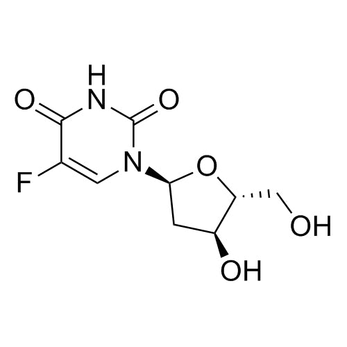 5-fluoro-1-((2S,4S,5R)-4-hydroxy-5-(hydroxymethyl)tetrahydrofuran-2-yl)pyrimidine-2,4(1H,3H)-dione