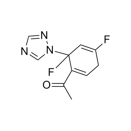 1-(4,6-difluoro-6-(1H-1,2,4-triazol-1-yl)cyclohexa-1,4-dien-1-yl)ethanone