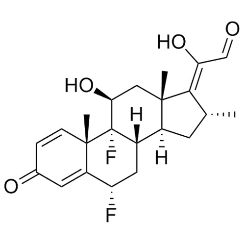 (Z)-2-((6S,8S,9R,10S,11S,13S,14S,16R)-6,9-difluoro-11-hydroxy-10,13,16-trimethyl-3-oxo-7,8,9,11,12,13,15,16-octahydro-3H-cyclopenta[a]phenanthren-17(6H,10H,14H)-ylidene)-2-hydroxyacetaldehyde