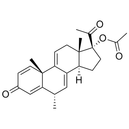 (6S,10S,13S,14S,17R)-17-acetyl-6,10,13-trimethyl-3-oxo-6,10,12,13,14,15,16,17-octahydro-3H-cyclopenta[a]phenanthren-17-yl acetate