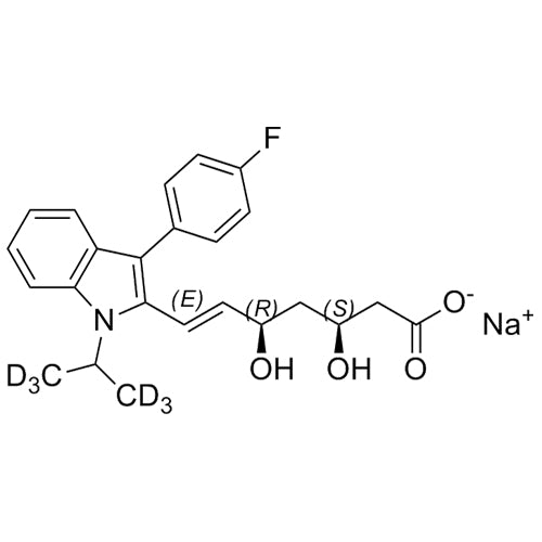 (3S,5R)-Fluvastatin-d6 Sodium Salt