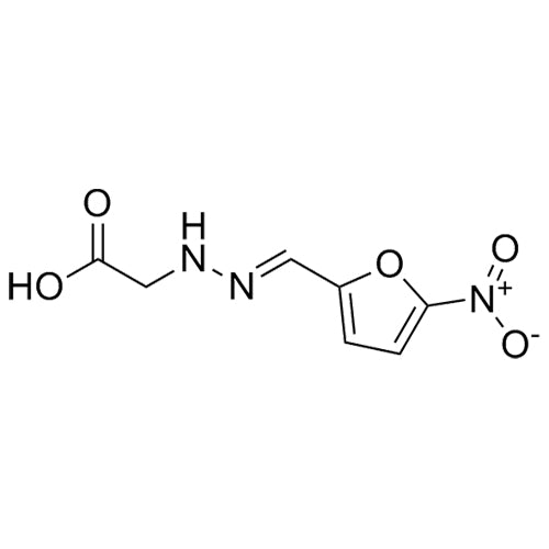 2-(2-((5-nitrofuran-2-yl)methylene)hydrazinyl)acetic acid
