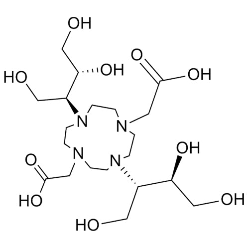 2,2'-(4,10-bis((2S,3R)-1,3,4-trihydroxybutan-2-yl)-1,4,7,10-tetraazacyclododecane-1,7-diyl)diaceticacid