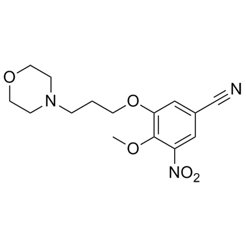 4-methoxy-3-(3-morpholinopropoxy)-5-nitrobenzonitrile