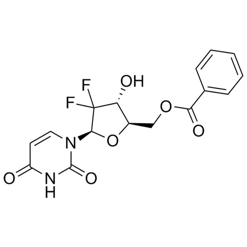 ((2R,3R,5R)-5-(2,4-dioxo-3,4-dihydropyrimidin-1(2H)-yl)-4,4-difluoro-3-hydroxytetrahydrofuran-2-yl)methylbenzoate