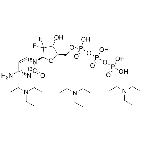 Gemcitabine Triphosphate-13C-15N2 Tri(triethylamine) Salt