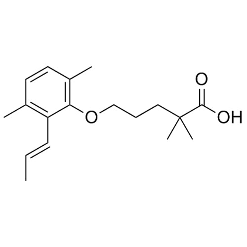 Gemfibrozil Related Compound D (6-Propenyl Gemfibrozil) (Mixture of Z and E Isomers)