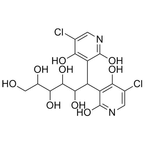 6,6-bis(5-chloro-2,4-dihydroxypyridin-3-yl)hexane-1,2,3,4,5-pentaol