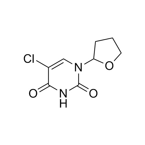 rac-1-(Tetrahydro-2-furyl)-5-chlorouracil