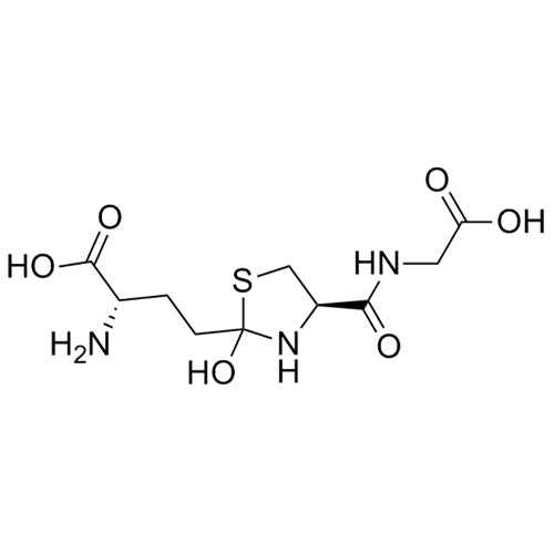 (2S)-2-amino-4-((4R)-4-((carboxymethyl)carbamoyl)-2-hydroxythiazolidin-2-yl)butanoicacid