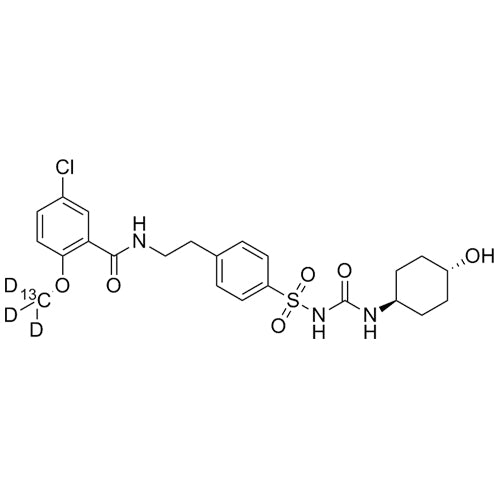 rac-trans-3-Hydroxy-Glyburide-13C-d3