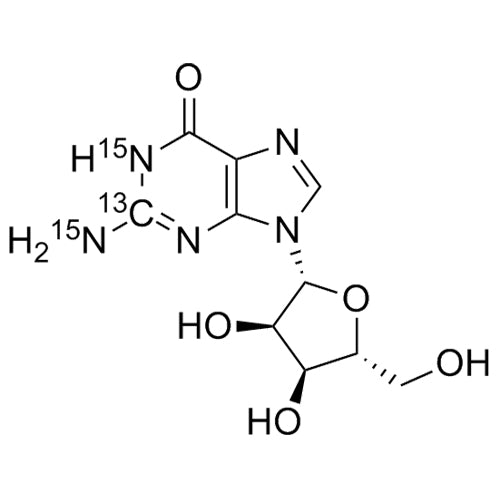 Guanosine-13C-15N2 hydrate