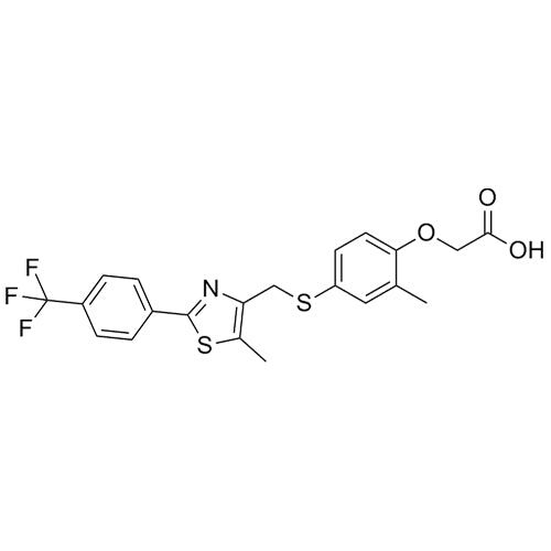 GW501516 (2-(4-((2-(4-(Trifluoromethyl) phenyl)-5-methylthiazol-4-yl) methylthio)-2-methylphenoxy) acetic acid)