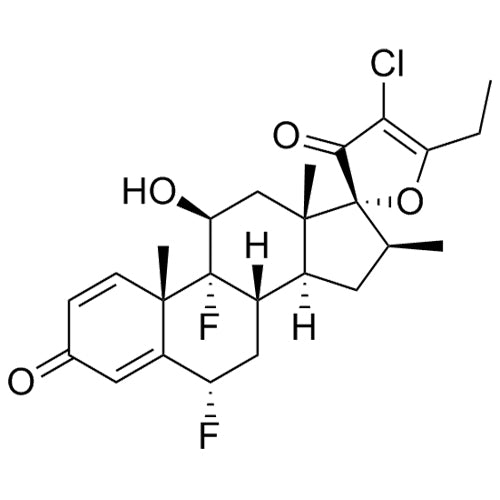 (2'R,6S,8S,9R,10S,11S,13S,14S,16S)-4'-chloro-5'-ethyl-6,9-difluoro-11-hydroxy-10,13,16-trimethyl-7,8,9,10,11,12,13,14,15,16-decahydro-3'H-spiro[cyclopenta[a]phenanthrene-17,2'-furan]-3,3'(6H)-dione