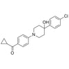 (4-(4-(4-chlorophenyl)-4-hydroxypiperidin-1-yl)phenyl)(cyclopropyl)methanone