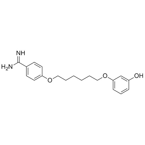 4-((6-(3-hydroxyphenoxy)hexyl)oxy)benzimidamide