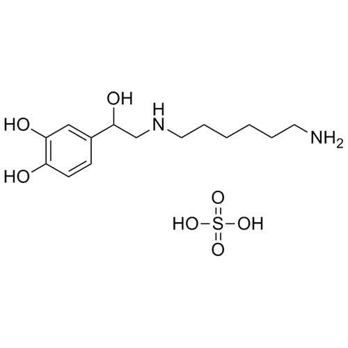 4-(2-((6-aminohexyl)amino)-1-hydroxyethyl)benzene-1,2-diolsulfate