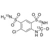 Hydrochlorothiazide-15N2-13C-d2