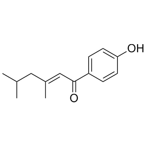 1-(4-hydroxyphenyl)-3,5-dimethylhex-2-en-1-one