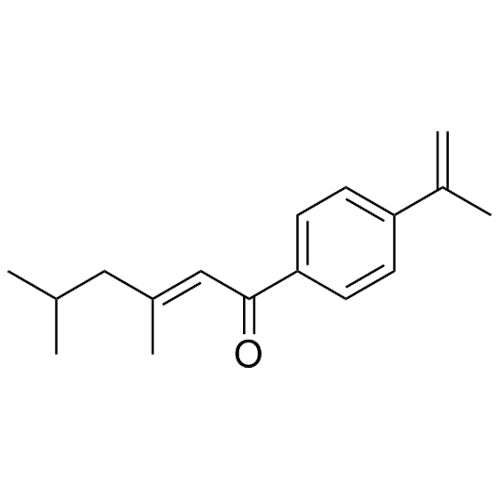 3,5-dimethyl-1-(4-(prop-1-en-2-yl)phenyl)hex-2-en-1-one