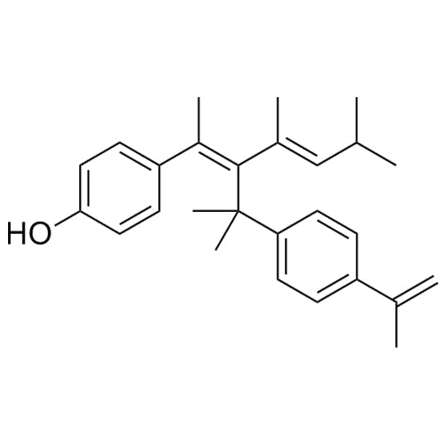 4-(4,6-dimethyl-3-(2-(4-(prop-1-en-2-yl)phenyl)propan-2-yl)hepta-2,4-dien-2-yl)phenol
