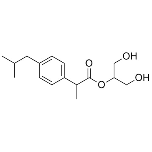 Ibuprofen Related Compound (1,3-Dihydroxyprop-2-yl 2-(4-Isobutylphenyl)Propanonate)