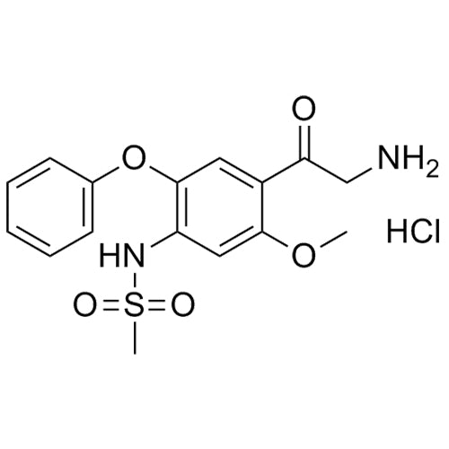 N-(4-(2-aminoacetyl)-5-methoxy-2-phenoxyphenyl)methanesulfonamidehydrochloride