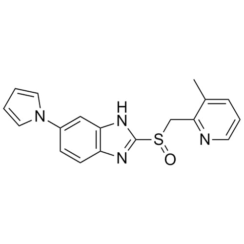 2-(((3-methylpyridin-2-yl)methyl)sulfinyl)-6-(1H-pyrrol-1-yl)-1H-benzo[d]imidazole