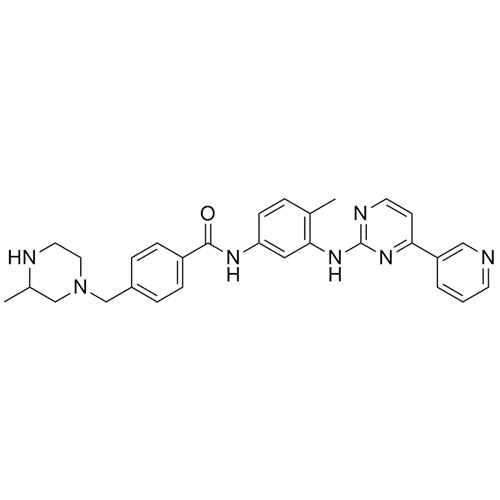N-(4-methyl-3-((4-(pyridin-3-yl)pyrimidin-2-yl)amino)phenyl)-4-((3-methylpiperazin-1-yl)methyl)benzamide