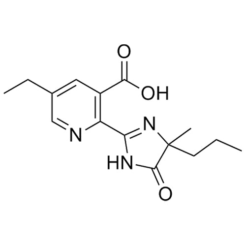 5-ethyl-2-(4-methyl-5-oxo-4-propyl-4,5-dihydro-1H-imidazol-2-yl)nicotinicacid
