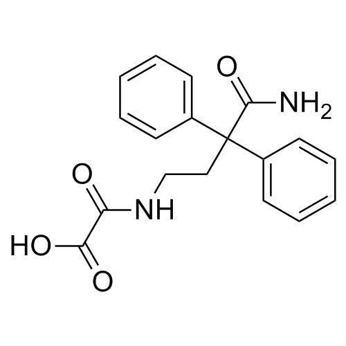 Imidafenacin Impurity (N-(3-Carbamoyl-3,3-Diphenylpropyl)-Oxamic Acid)