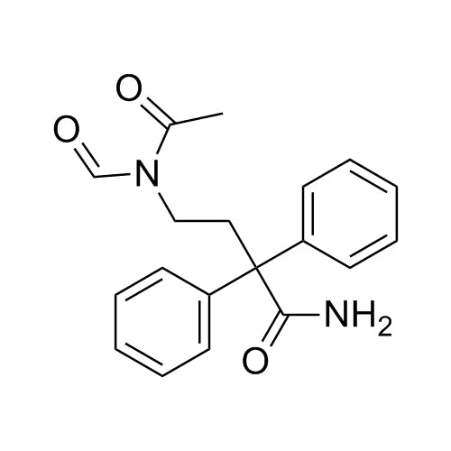 4-(N-formylacetamido)-2,2-diphenylbutanamide