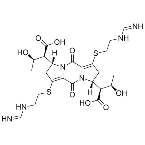 (2S,2'S,3R,3'R)-2,2'-((3R,8R)-1,6-bis((2-formimidamidoethyl)thio)-5,10-dioxo-2,3,5,7,8,10-hexahydrodipyrrolo[1,2-a:1',2'-d]pyrazine-3,8-diyl)bis(3-hydroxybutanoicacid)