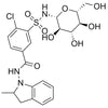 4-chloro-N-(2-methylindolin-1-yl)-3-(N-((2R,3R,4S,5S,6R)-3,4,5-trihydroxy-6-(hydroxymethyl)tetrahydro-2H-pyran-2-yl)sulfamoyl)benzamide