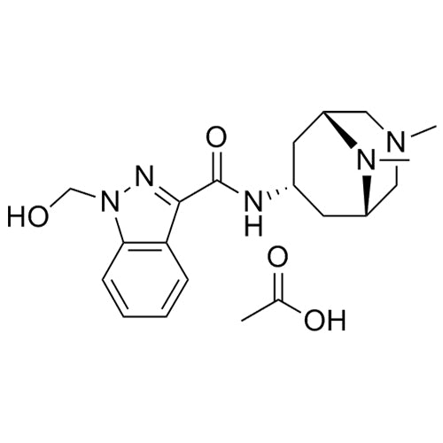 N-((1R,5S,7s)-3,9-dimethyl-3,9-diazabicyclo[3.3.1]nonan-7-yl)-1-(hydroxymethyl)-1H-indazole-3-carboxamideacetate