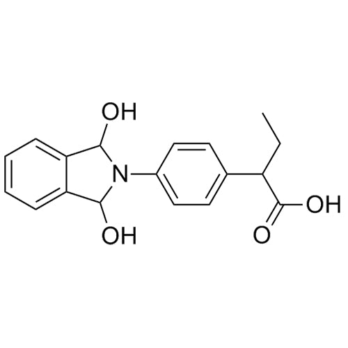 2-(4-(1,3-dihydroxyisoindolin-2-yl)phenyl)butanoicacid