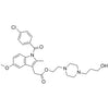 2-(4-(3-hydroxypropyl)piperazin-1-yl)ethyl2-(1-(4-chlorobenzoyl)-5-methoxy-2-methyl-1H-indol-3-yl)acetate