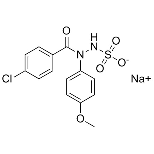 Indomethacin impurity (4-chloro-1-(4-Methoxyphenyl)benzohydrazide sulfonic acid sodium salt)
