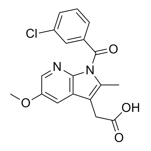2-(1-(3-chlorobenzoyl)-5-methoxy-2-methyl-1H-pyrrolo[2,3-b]pyridin-3-yl)aceticacid